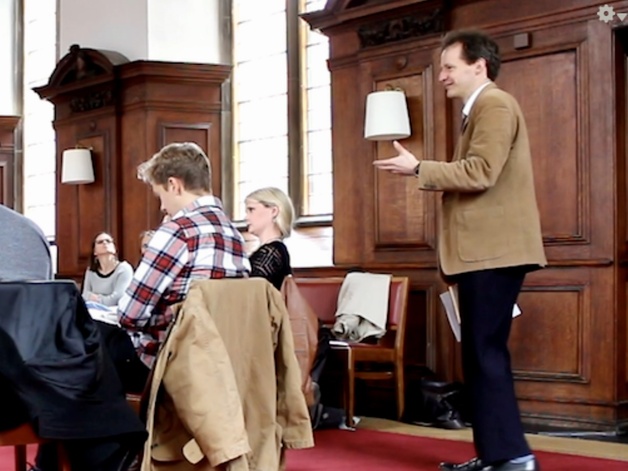 Teaching Boethius in the Old Library at Pembroke