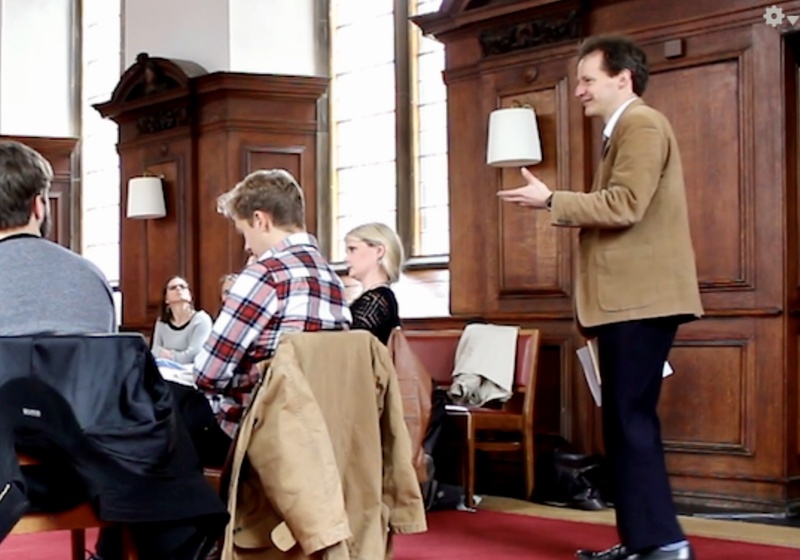 Teaching Boethius in the Old Library at Pembroke
